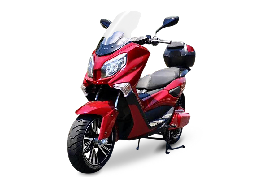 e-trax rouge scooter electrique